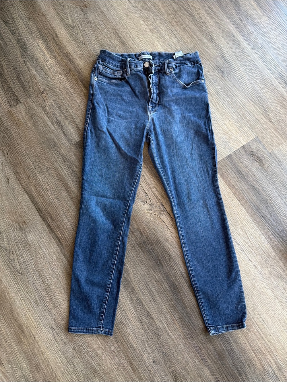 EUC! Good American Good Legs Crop High Rise Skinny Jeans Blue260 Size 12/31